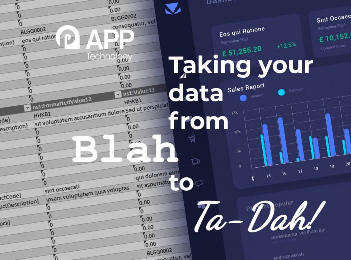 Taking your data from Blah to Ta Dah large
