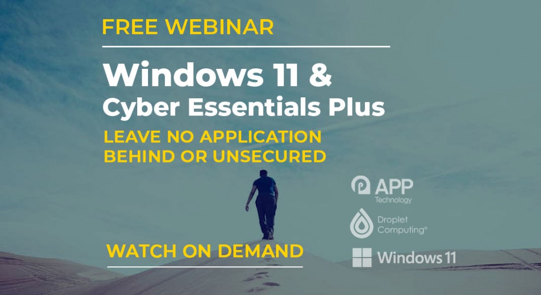 Windows 11 and Cyber Essentials Plus BLOG POST banner v3